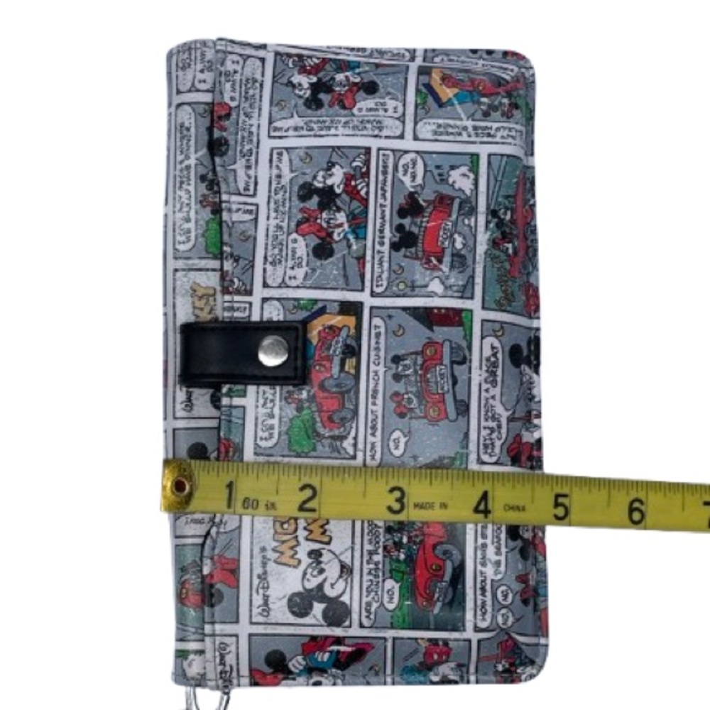 Disney Parks Wristlet Comic Style Mickey and Minnie Mouse - Very Good Condition - Picture 11 of 16